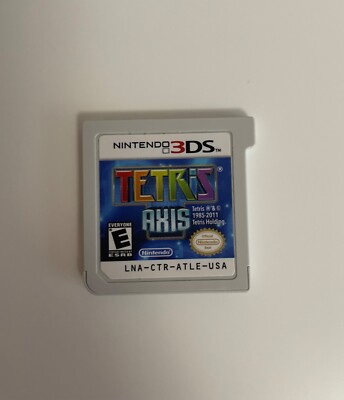 Tetris: Axis (Nintendo 3DS, 2011) Cartridge Only