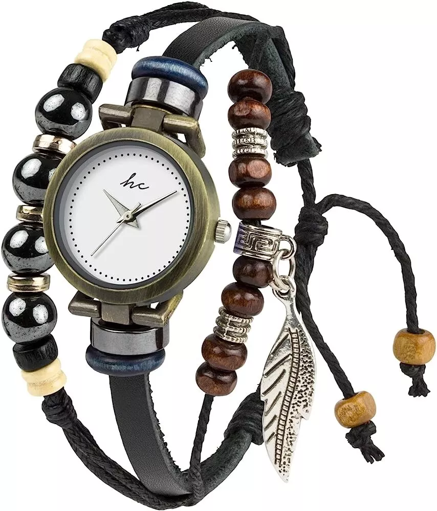 Hippie chic boho deals watch & bracelet set