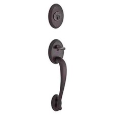 Baldwin dummy handleset columbus traditional curve left handed venetian bronze