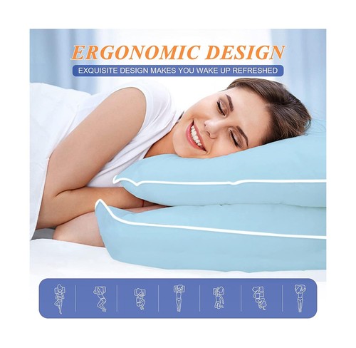 MZOIMZO Bed Pillows for Sleeping- Soft Density, Queen Size Set of 2, Cooling ... - 第 4/6 張圖片