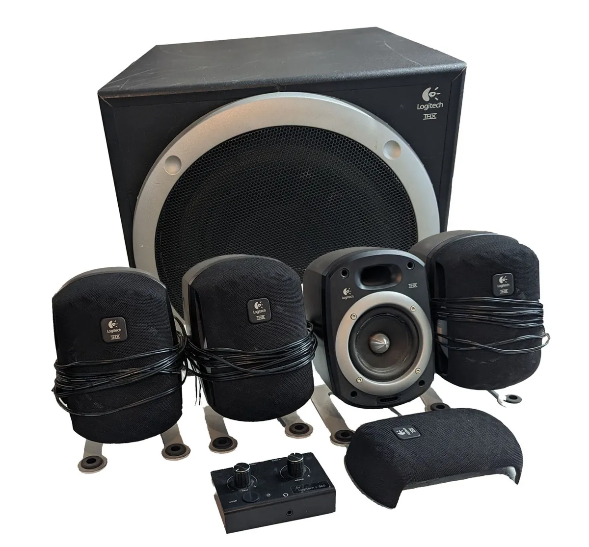 moden smart jøde Logitech Z560 THX Certified 4.1 Speakers 400W with new controller z-560 z  560 | eBay