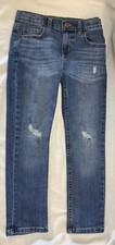 Wonder Nation Boys Ripped Jeans Size 8 Slim