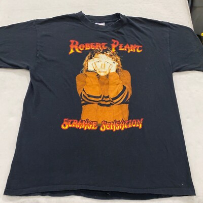 vtg 2001 ROBERT PLANT STRANGE SENSATION CONCERT T-Shirt L/XL rock
