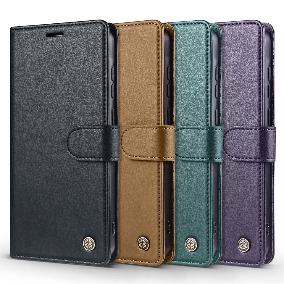 For Samsung Galaxy A15 A25 A35 A55 Magnetic Leather Wallet Card Case Flip Cover - Image 2 of 4