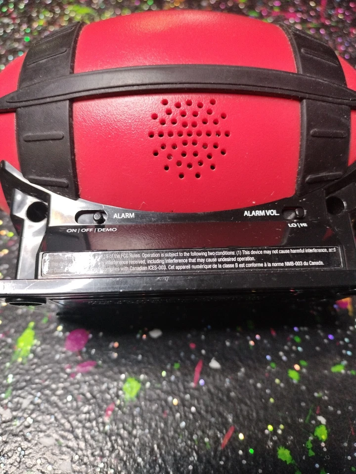 Reloj despertador de touchdown de fútbol Nerf para niños con repetición Foto 4 de 4