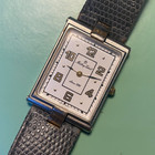 Vintage MATHEY TISSOT Watch Tank Swiss Quartz Silver Grand Prix 1914 Berne