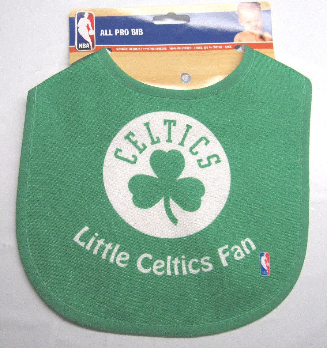 NBA Little Boston Celtics Fan Baby Infant ALL PRO BIB Green by WinCraft