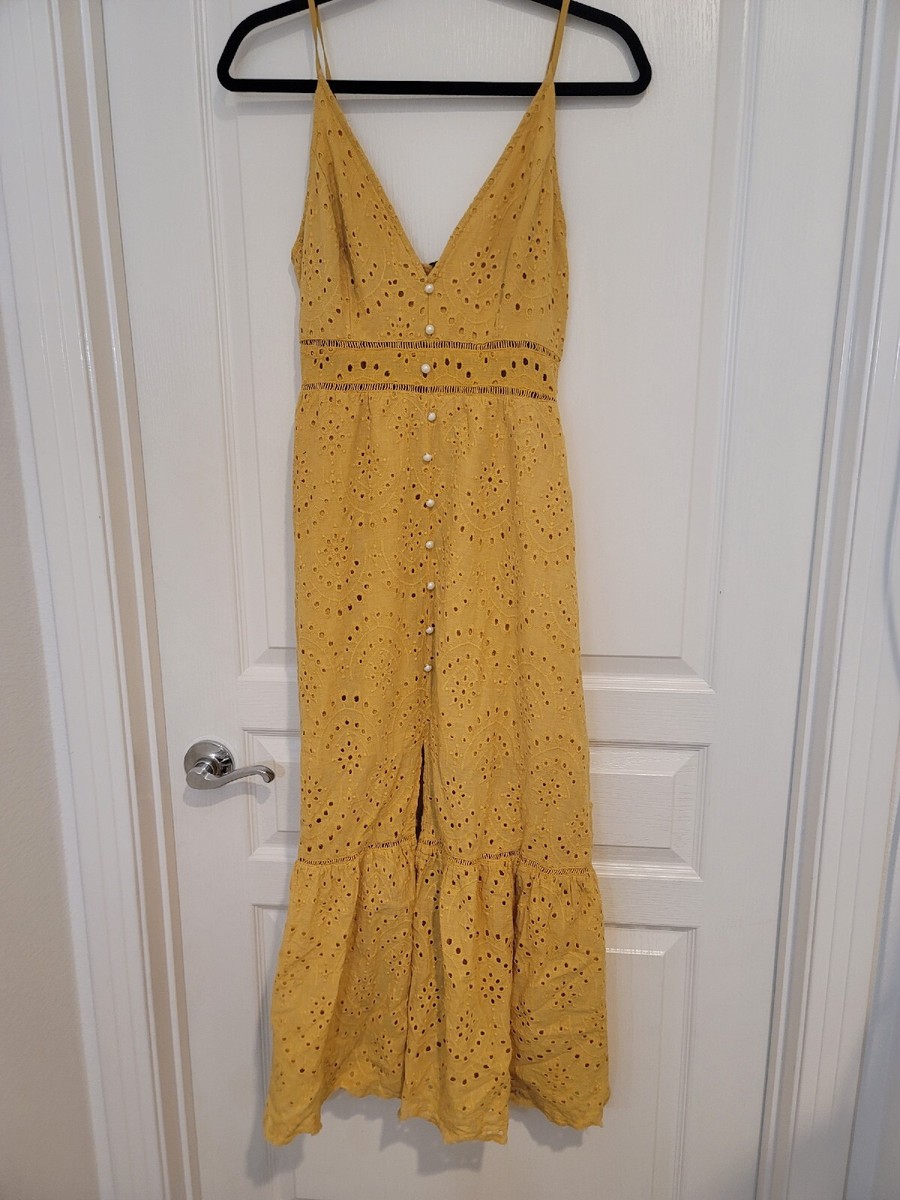 blue dress for baby girl Joyfolie Girls Viola Maxi Dress in Mustard, Size 2 main image 1
