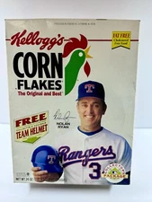 1993 Nolan Ryan Corn Flakes Unopened Box Sealed