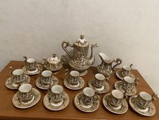porcellana capodimonte - Servizio da caffè per 12 - Barocco -