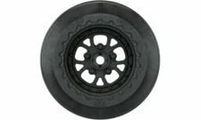 Pro-Line Racing 1/10 Pomona Drag Spec Rear 2.2"/3.0" 12mm Drag Wheels Black 