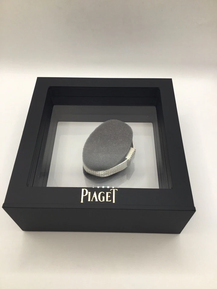 Reloj de mujer vintage Piaget de oro blanco de 18 k con diamantes de 0,75 quilates 2551, 7 pulgadas, 47 g Foto 2 de 4