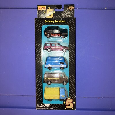 Vintage MAISTO Five 5 Star Series Delivery Services 5 pack Diecast New
