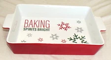 The Cellar Macys Baking Spirits Bright NEW Baking Dish 14.1/4 x 8.3/4 x 2.3/4 in