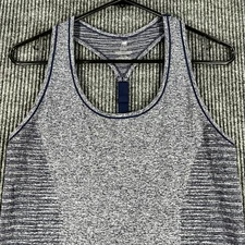 New Balance Tank Top Shirt Womens Large Blue Sleeveless Active Running Workout