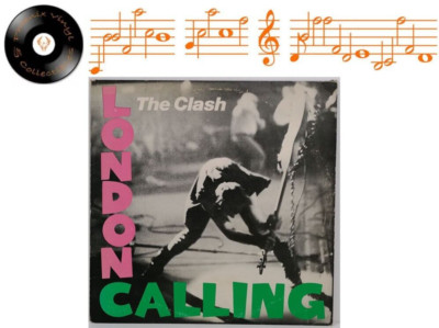 The Clash London Calling Vinyl LP A1 B1 C2 D3 Pressing - VG+
