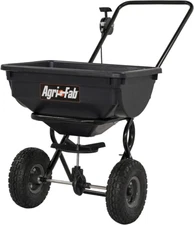 Fertilizer Spreader 85 Pound Push Hopper Broadcast Seed Lawn Outdoor Garden