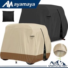 Waterproof Golf Cart Cover 4 Passengers Rain Universal for EZ GO Club Car Yamaha