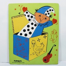 Vintage Puzzle Playskool Jack In The Box