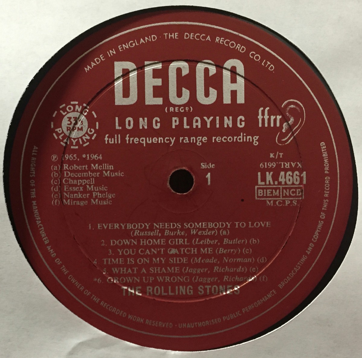 THE ROLLING STONES『DECCA  MONO  LK4610』 Ny03MDc2LmpwZWc.jpeg