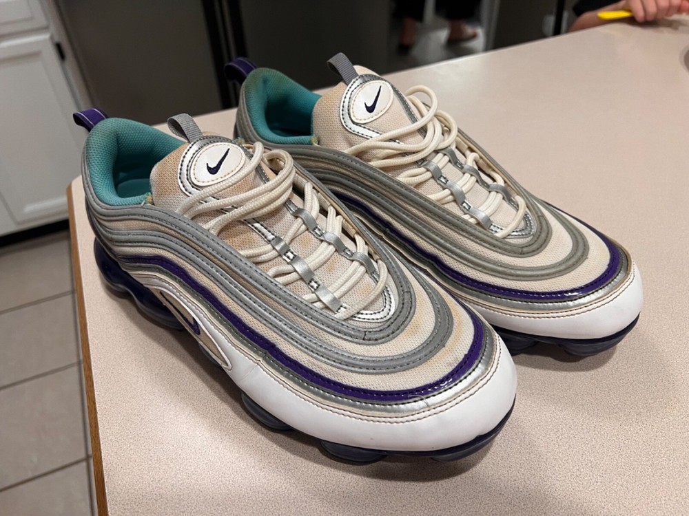 Nike Air VaporMax 97 Grape Silver Bullet Mens Size 12 AJ7291-100