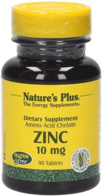 ZINC 10 mg Natures Plus - 90 Tabletten 18,49   / 100g