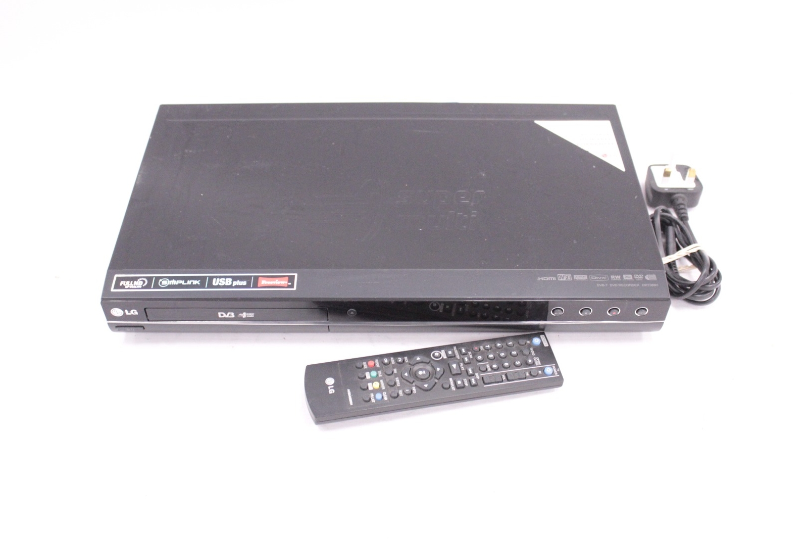 LG DVBT DVD Recorder DRT389H, W/ Remote Control A27 eBay