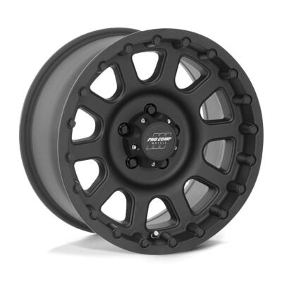 17 inch 17x9 Pro Comp PA32 BANDIDO FLAT BLACK wheels rims 6x5.5 6x139.7 -6