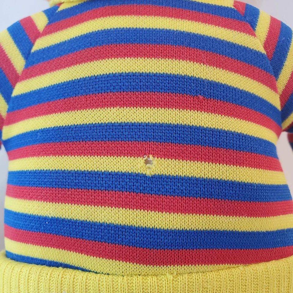 Muñeco de peluche Ernie 72900 vintage 1984 Plaza Sésamo 11" animal de peluche juguete Muppets Foto 4 de 4