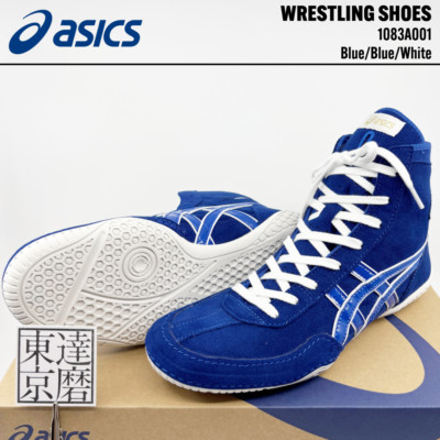 ASICS Wrestling Boxing Shoes 1083A001 EX-EO TWR900 Blue/White
