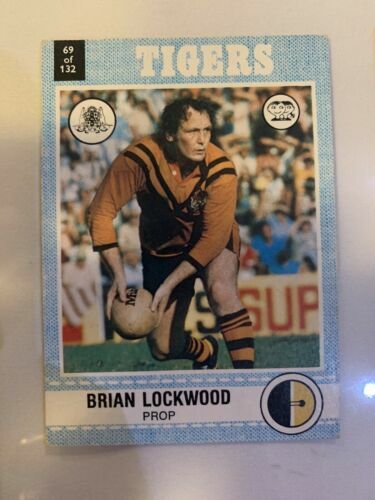 T14. #2. 1984 SCANLENS RUGBY LEAGUE STICKERS - 4 BALMAIN TIGERS, 5