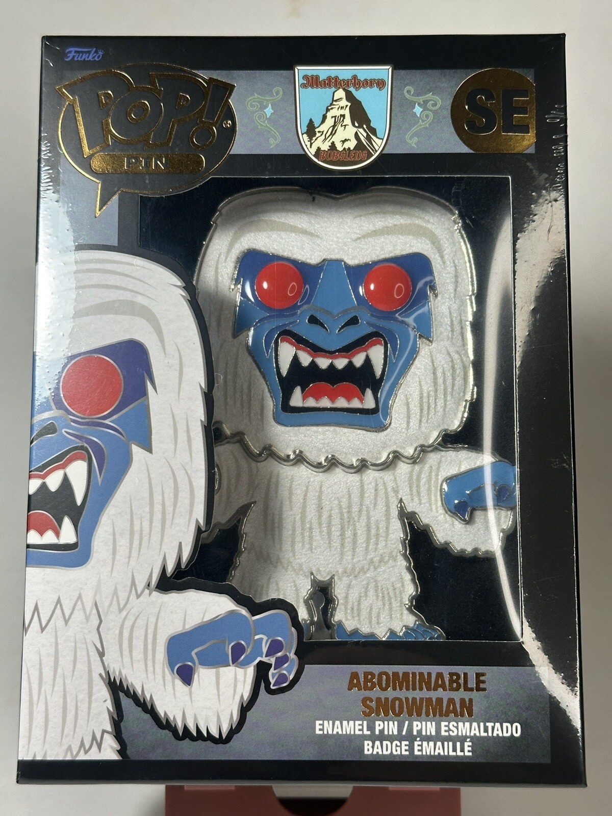 Disney Funko Pop Pin Abominable Snowman SE Matterhorn Disneyland