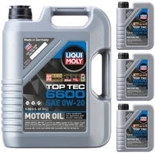 8 Liters of LIQUIMOLY Top Tec 6600 0W-20 Full Synthetic Motor Oil