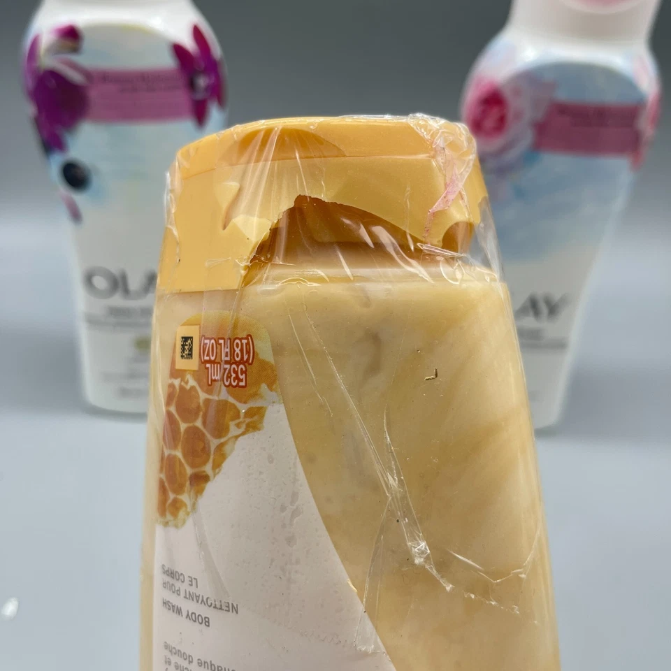 Jabón corporal 3 PK Olay Moisture Ribbons Plus Karité y Miel de Manuka + Fresh Outlast Foto 3 de 3