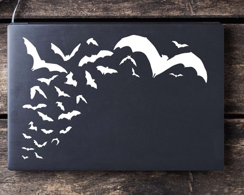 Bats Decal, Flying Foxes Colony, Vinyl Sticker for Cars, Laptops, Halloween Fun - 第 9/39 張圖片