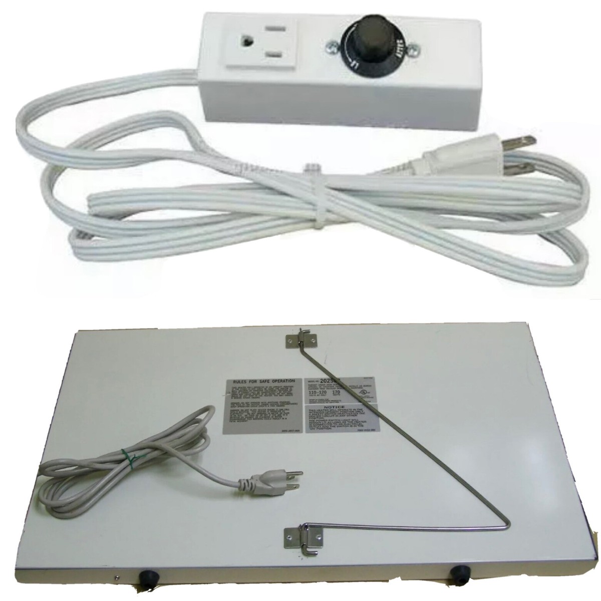 Qmark Marley 202SLB 170W Radiant Heater under Desk Warmer W Optional  Thermostat! | eBay