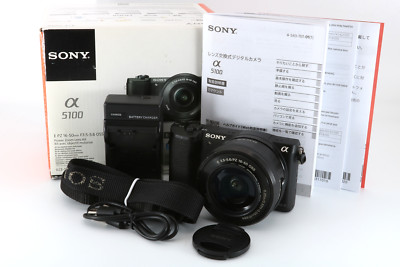 [Excellent+5] Sony a5100 16-50mm (Black) Shutter Count : 12665 from JAPAN