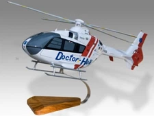 Airbus Eurocopter EC135 Doctor Heli JA116D Desk Wood Helicopter Model Small 1/48