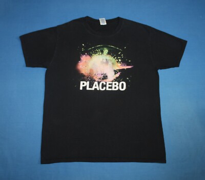 Placebo Shirt Loud Like Love UK Tour 2015 Britpop Band Men's Tee Large 