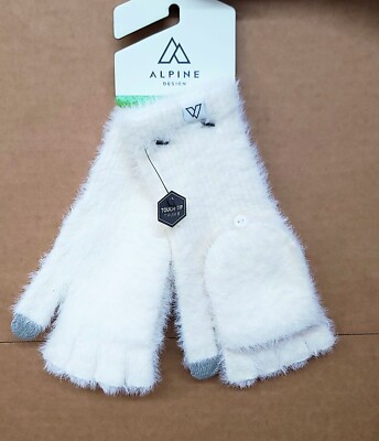 Alpine Design Women's Fuzzy Rib Pop Top Gloves