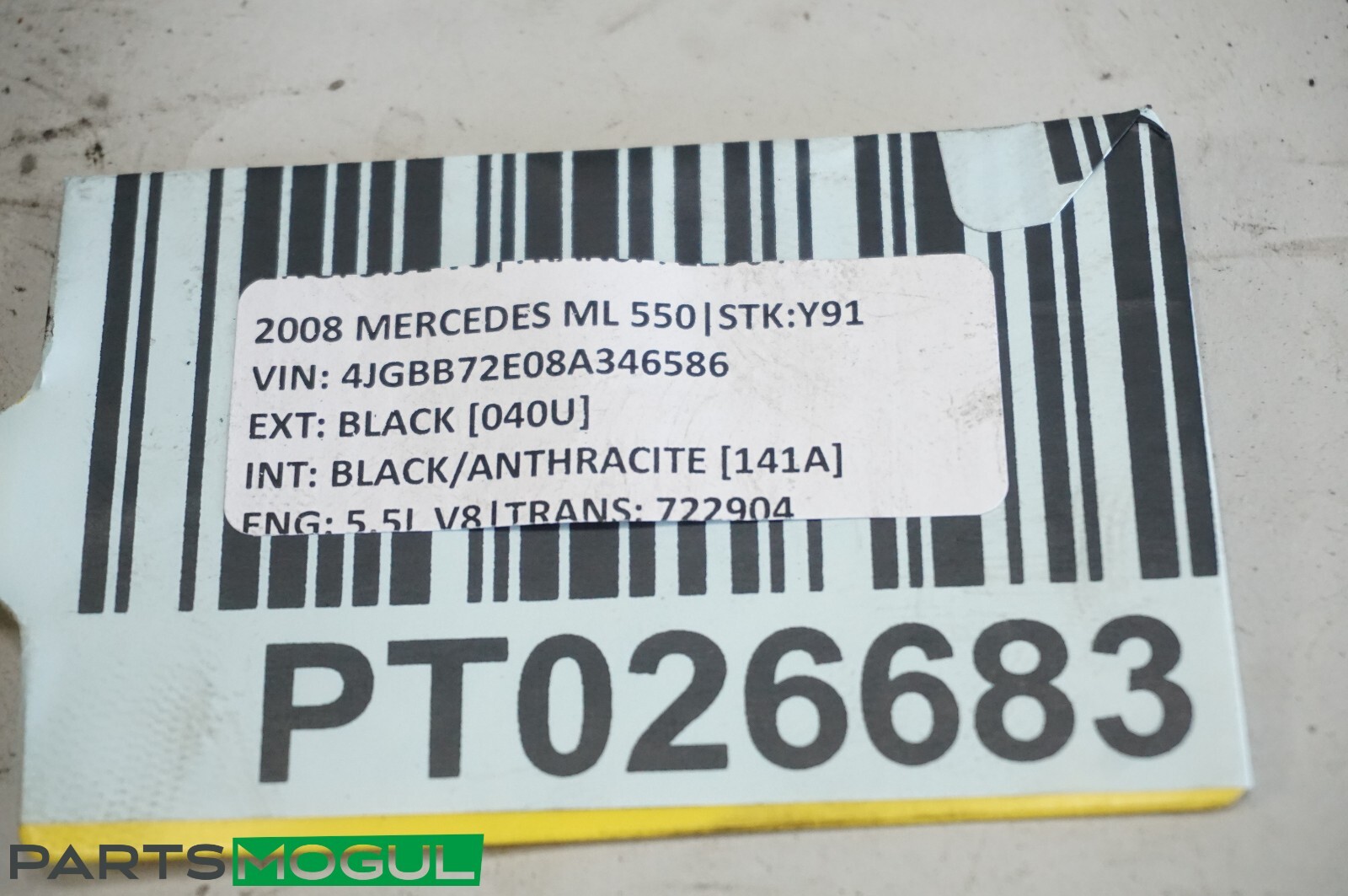 06-11 Mercedes W164 ML500 ML550 ML350 Front Right or Left Shock  