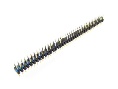 2x40 Dual Rows 2.0mm Male Pin Straight Header - Pack of 5