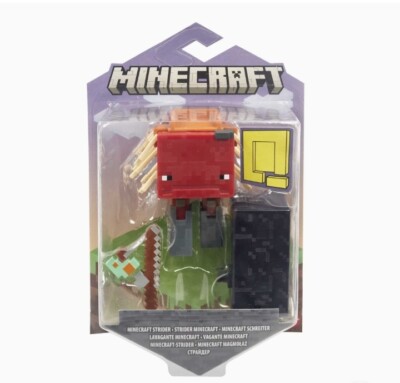 Minecraft Build-A-Portal Strider 3.25'' Action Figure Sealed Box! Mattel Mojang