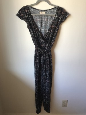 hollister pink jumpsuit