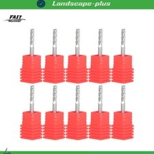 10 PCS 1/8" Diameter 4 Flute 1-1/2" Overall Length Carbide Square End Mill NEW
