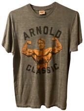 Vintage Arnold Schwarzenegger Classic Single Stitch Made In USA MED T Shirt EUC