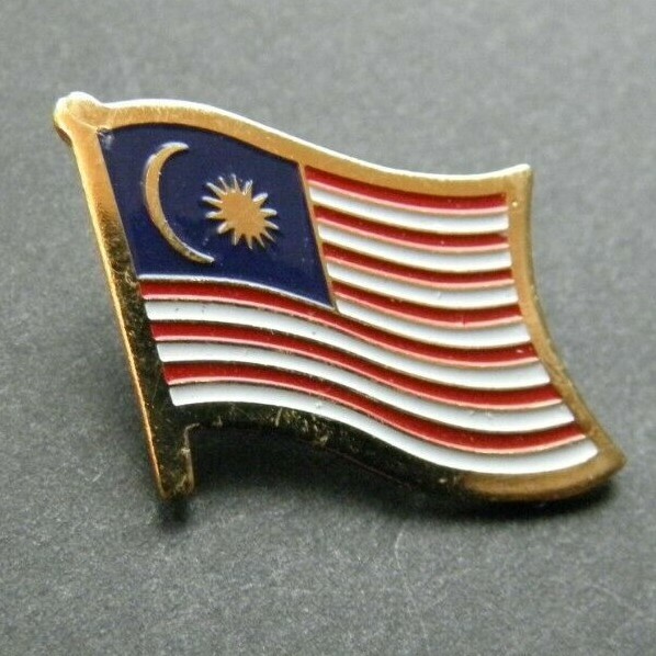 MALAYSIA FLAG LAPEL PIN BADGE 7/8 INCH eBay