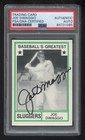 Joe DiMaggio TCMA 1962 BASEBALL GREATEST SLUGGERS AUTOGRAPH PSA/DNA PERFECT AUTO