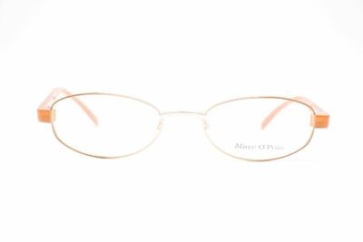 Marco Polo O3648 50[]19 135 Gold Orange Oval Glasses Frame New