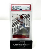 MIKE TROUT 2021 Panini Chronicles Clear Vision #1 PSA 9 LA ANGELS